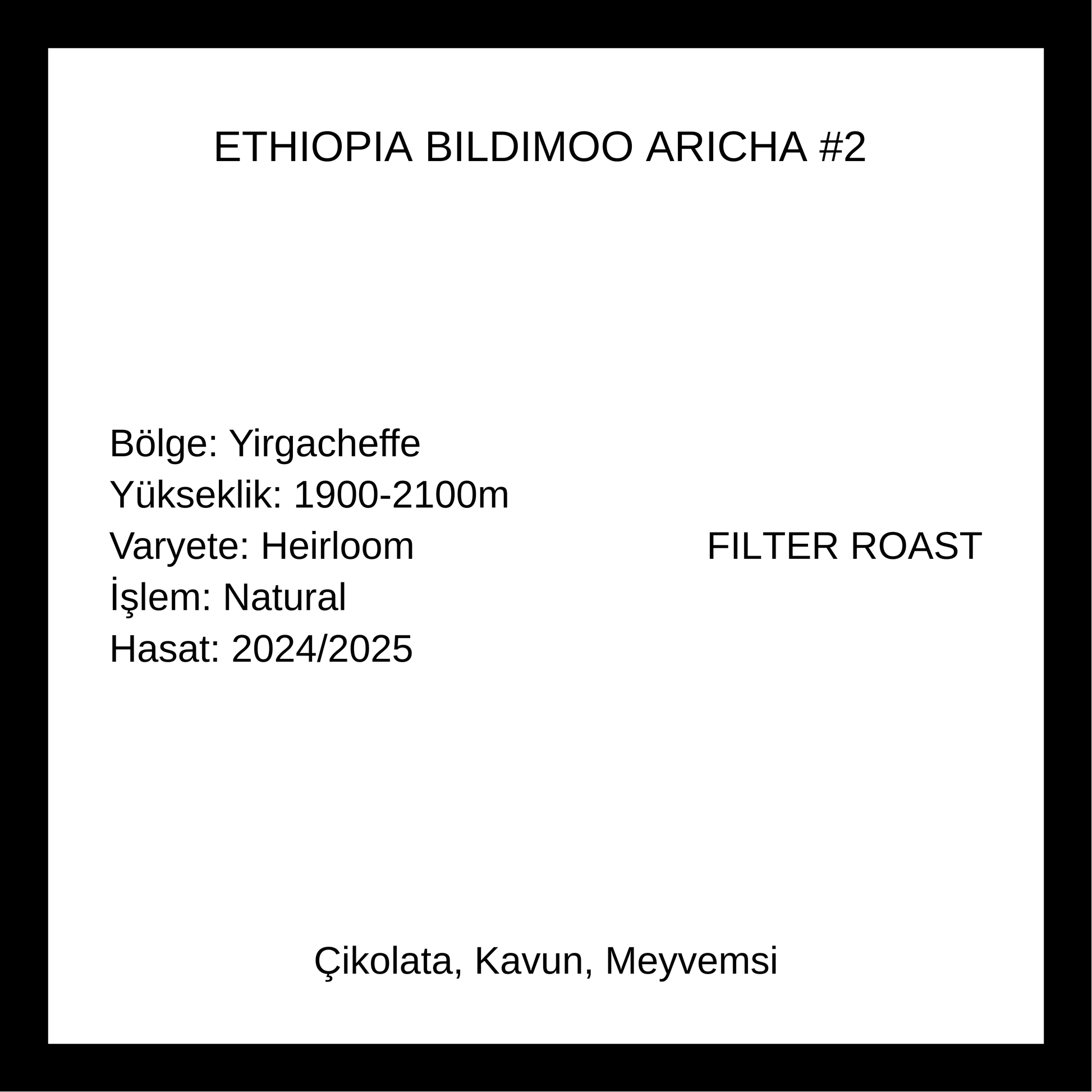 ETHIOPIA BILDIMOO ARICHA #2